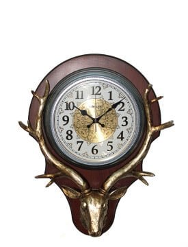 Duvara Asmalı Geyik Saat