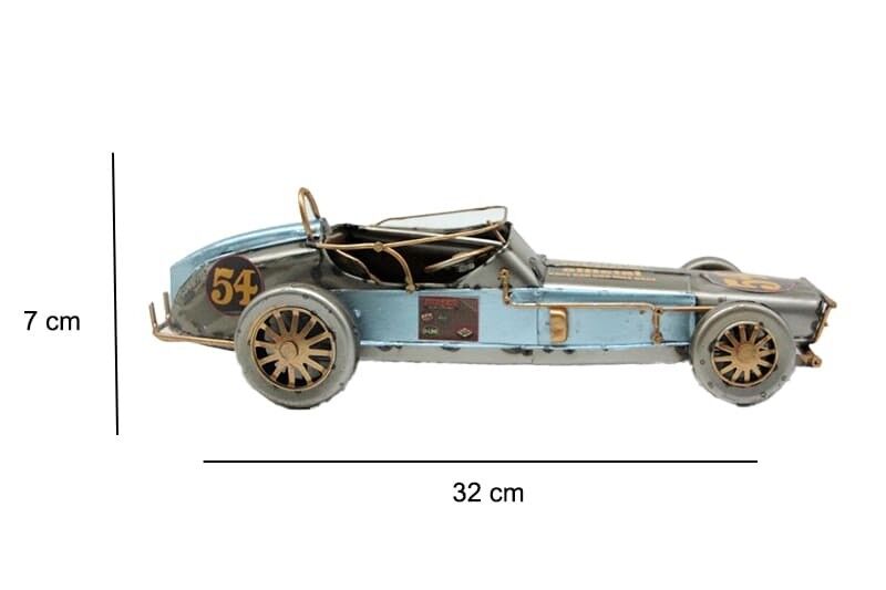 Dekoratif Metal Yarış Arabası