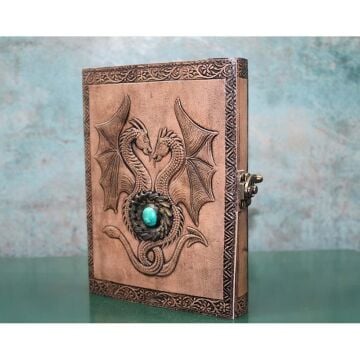 Taşlı Deri Defter