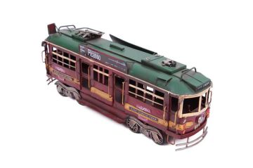 Dekoratif Metal Piccaso Treni Vintage Biblo Hediyelik