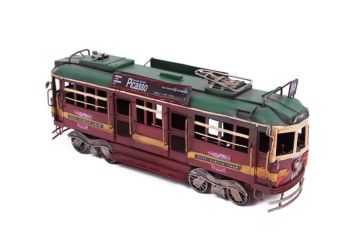 Dekoratif Metal Piccaso Treni Vintage Biblo Hediyelik