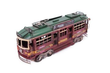 Dekoratif Metal Piccaso Treni Vintage Biblo Hediyelik