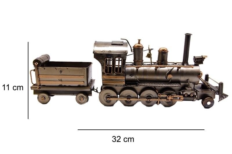 Dekoratif Metal Lokomotif