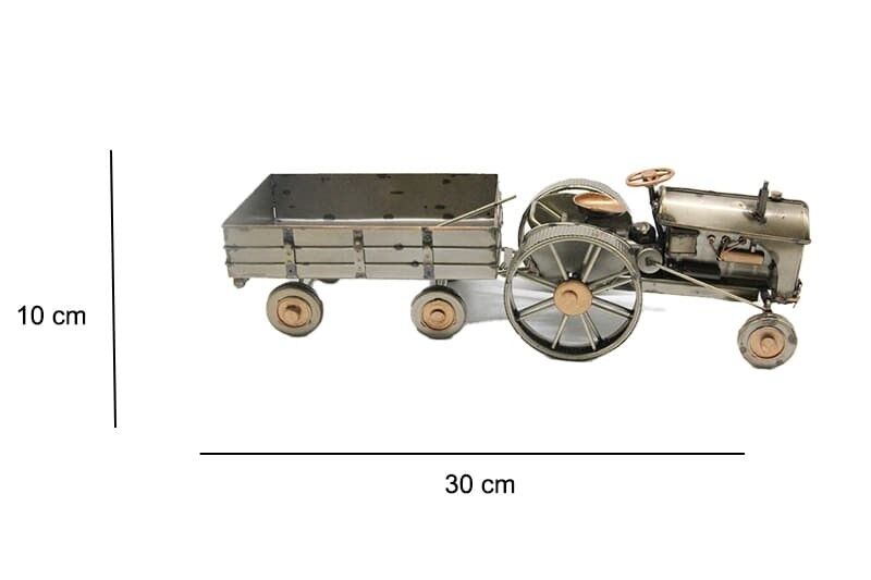 Dekoratif Metal Traktör Römork