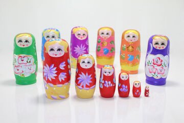 6'Li Ahşap Matruşka