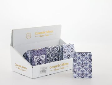 Taşlı Nazar Boncuklu El Aynası İnce