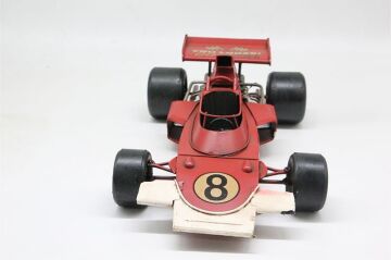 Dekoratif Metal Yarış Arabası