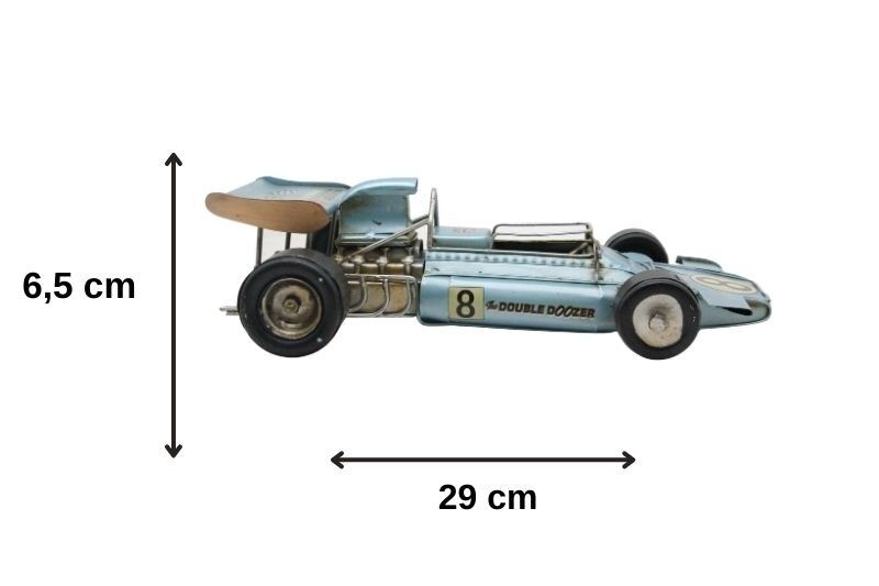 Dekoratif Metal Yarış Arabası