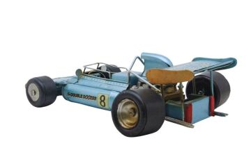 Dekoratif Metal Yarış Arabası