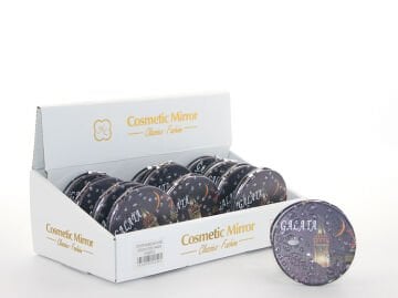 Taşlı İstanbul Tasarımı El Aynası İnce