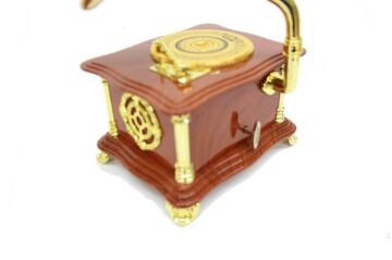Gramofon Ayaklı Müzikli Vintage Müzik Kutusu Hediyelik