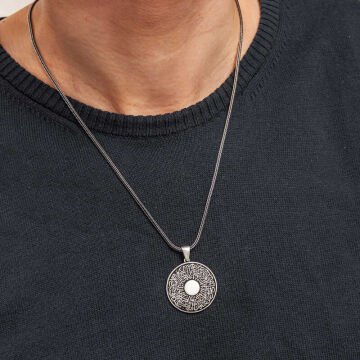 Gümüş İnşirah Suresi Erkek Kolye