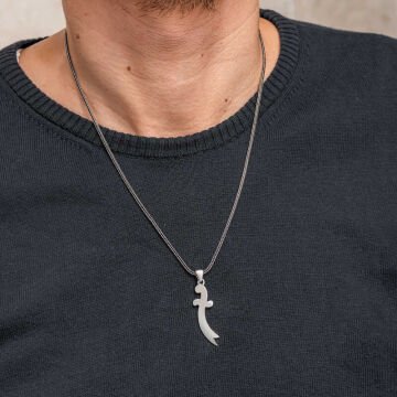 Gümüş Zülfikar Kılıcı Erkek Kolye