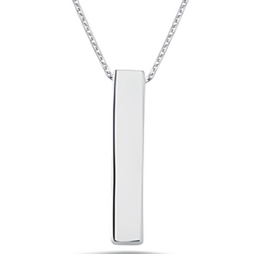 Gümüş Erkek Çubuk Kolye