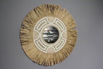 Hasırlı Duvar Aynası