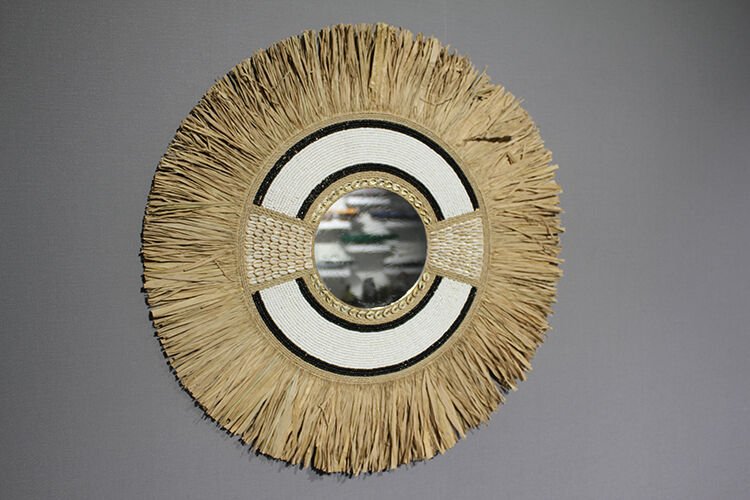 Hasırlı Duvar Aynası