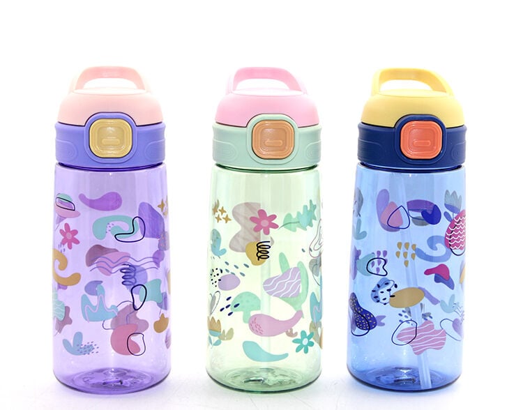 Renkli Pipetli Suluk 600 Ml