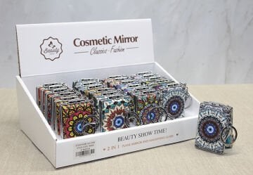 Taşlı El Aynası Anahtarlık