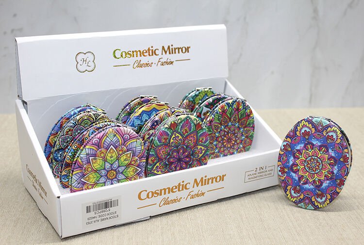 Taşlı El Aynası Oval İnce