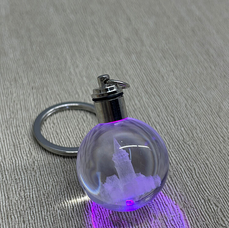 Ledli Galata Kulesi Tasarımı Kristal Anahtarlık