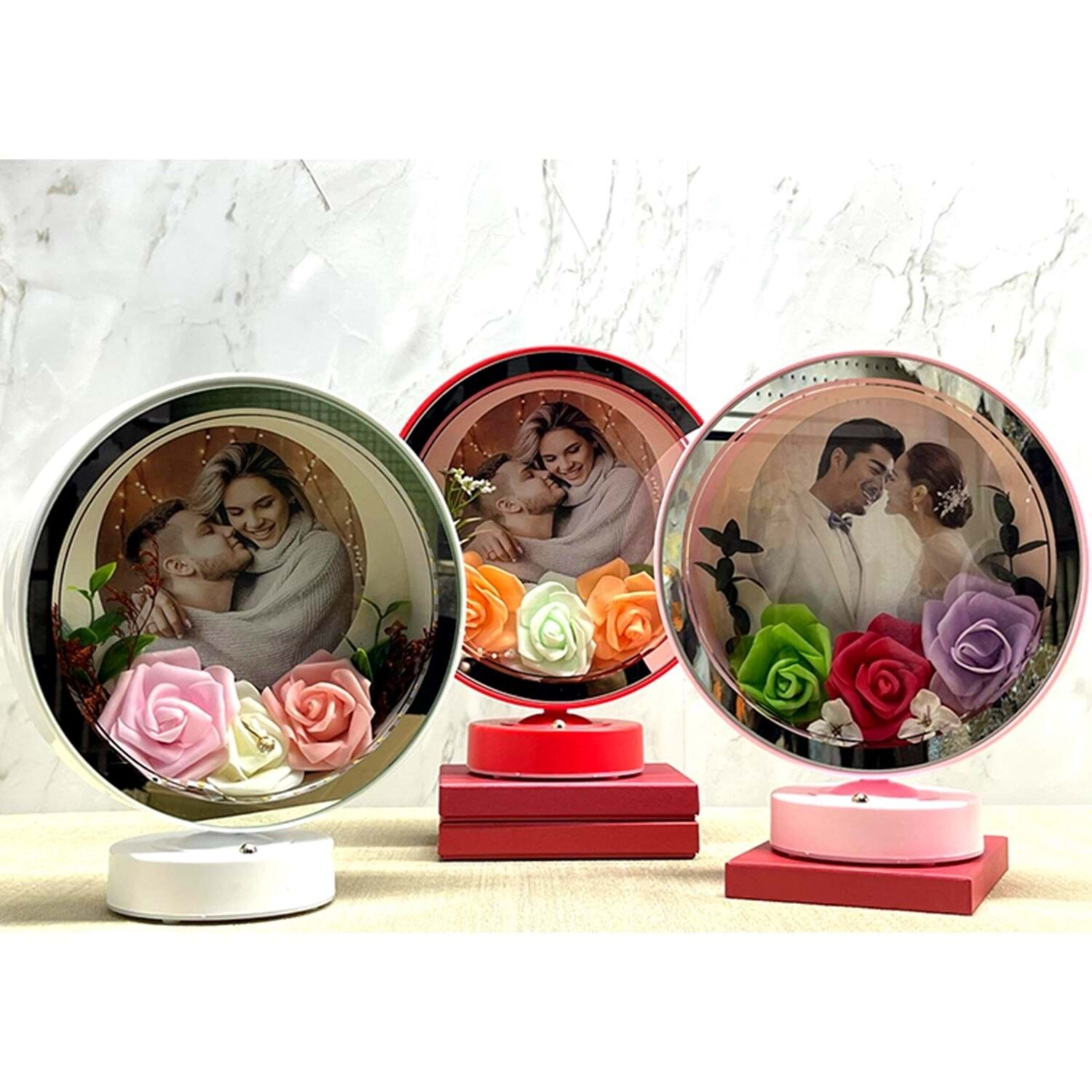 Fotoğraf Alanlı Ledli Çerceve