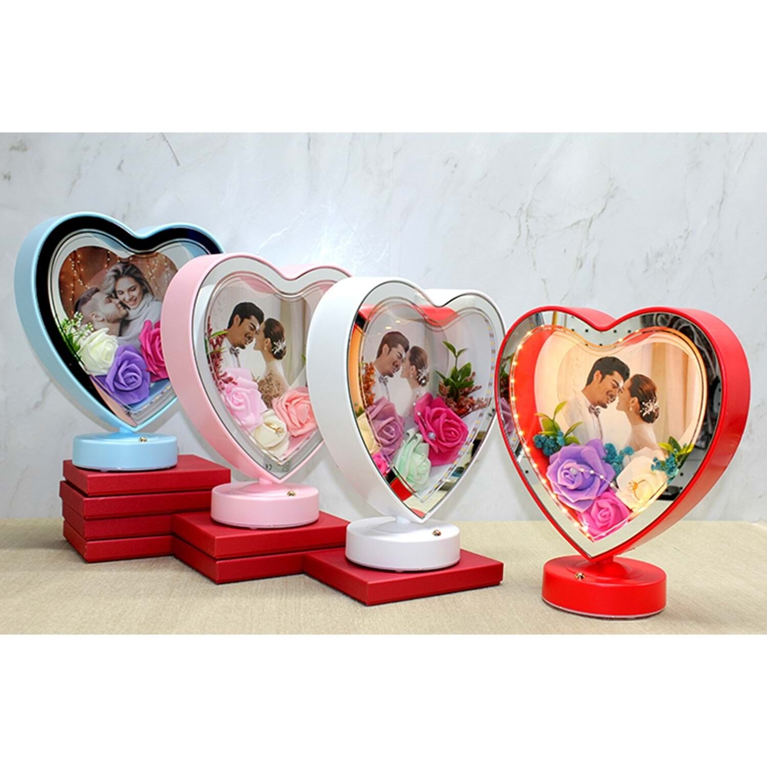 Fotoğraf Alanlı Ledli Çerceve