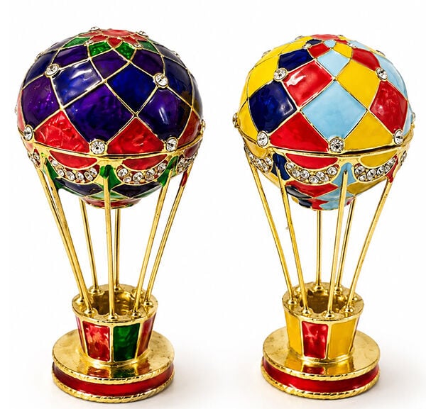 Taşlı Hava Balonu Tekli Biblo