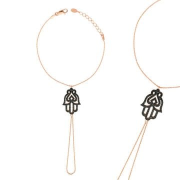 Gümüş Rose Fatma Eli Şahmeran Bileklik