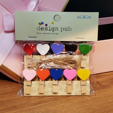 Figürlü İpli Notluk Mandal