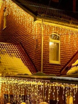 3m 100 Led 20 Saçak 30*50*70cm Çakarlı IP65 Su Geçirmez Dış Mekan