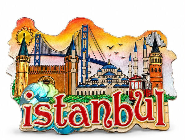 İstanbul Temalı Silikon Buzdolapı Süsü Magnet