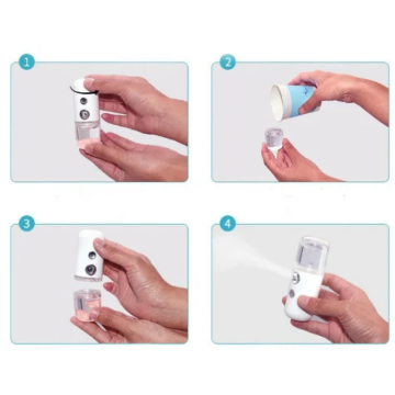 Şarjlı Mini Yüz Nemlendirici Dezenfektan Cihazı