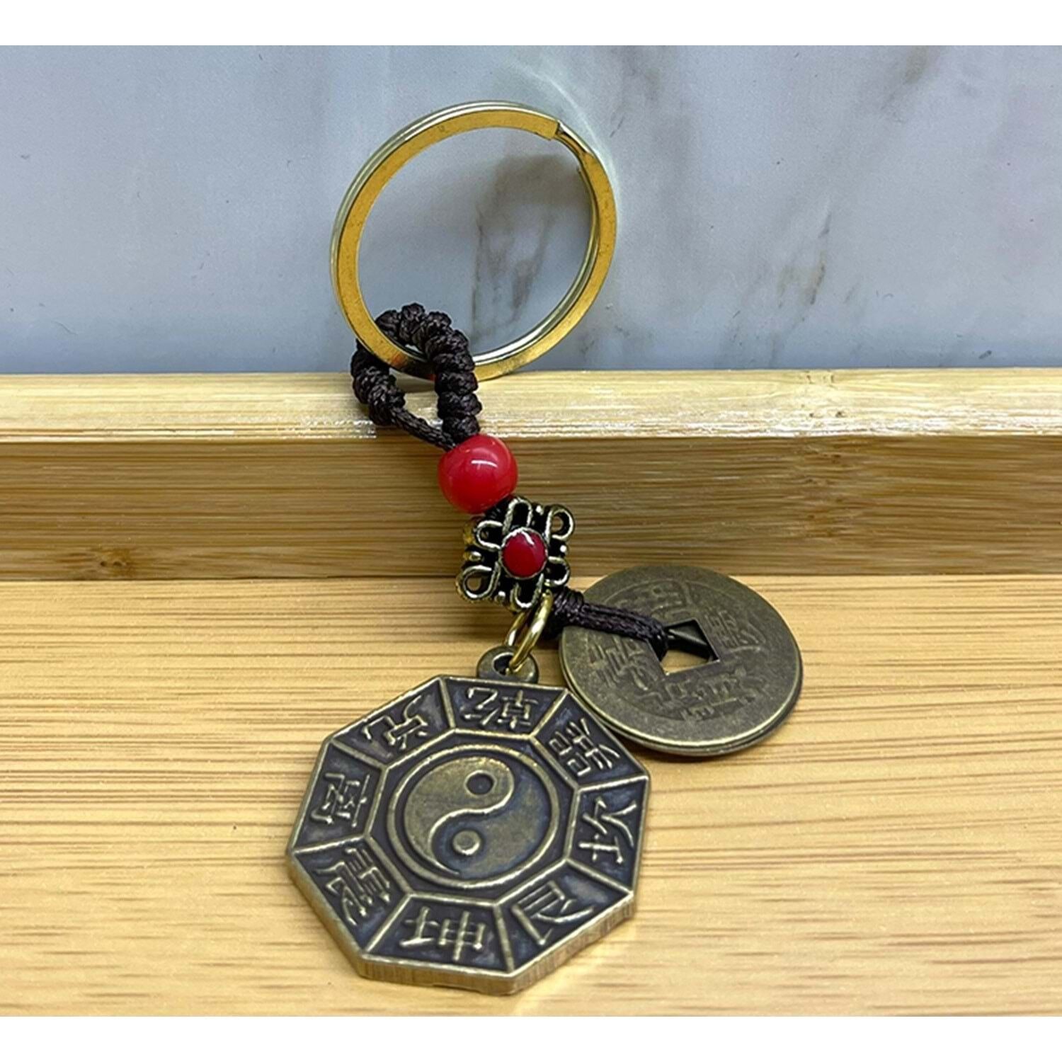 Metal Yin Yang Anahtarlık