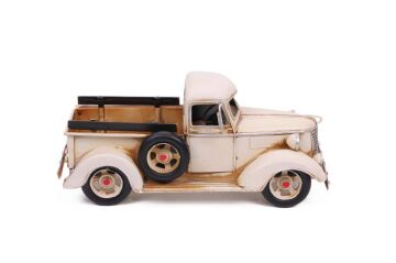 Dekoratif Metal Nostaljik Kamyon Vintage Masaüstü Dekoratif Hediyelik