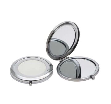 Promosyon Cep Aynası Gümüş Renk