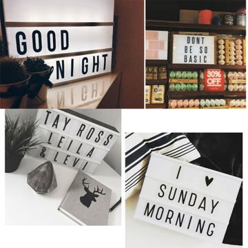 A4 Led Işıklı Yazı Panosu