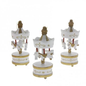 Dekoratif 6'lı Beyaz Mini Atlı Karınca