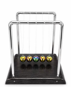Masa Üstü Newton Beşiği Kinetik Denge Balans Dekoru Alk5395