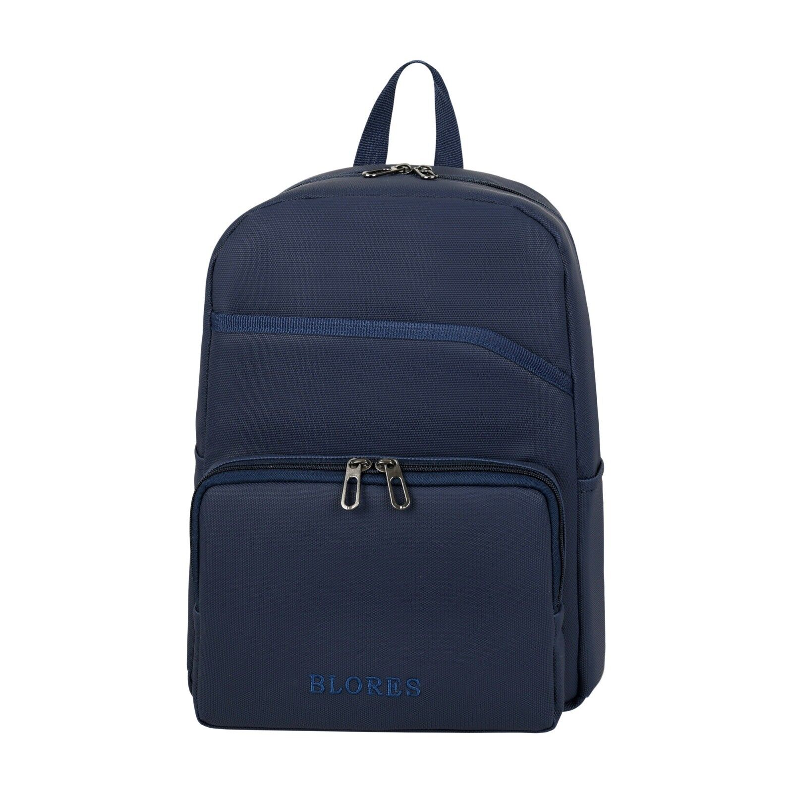 SUNİ DERİ ŞIK TASARIM LAPTOP BÖLMELİ SIRT ÇANTASI MAVİ