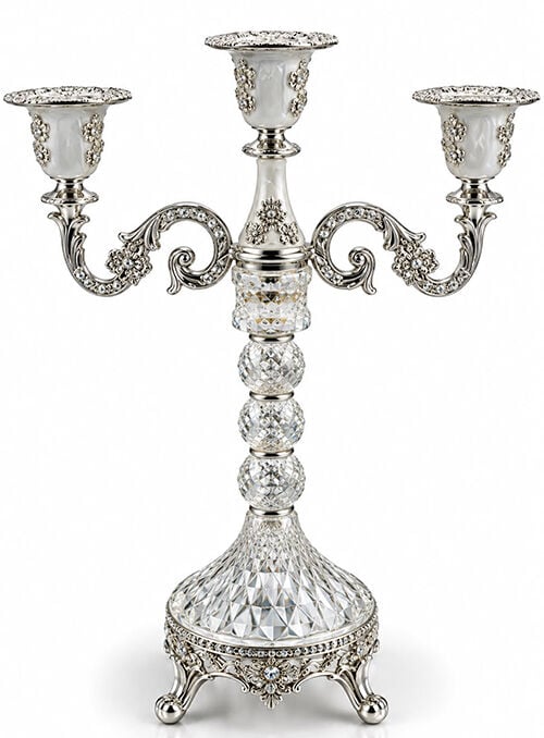 Kristal Şamdan Mumluk Alk6395