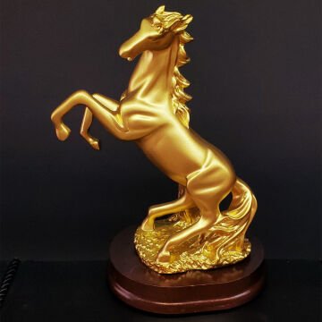 Şaha Kalkan Gold Renk At Biblosu