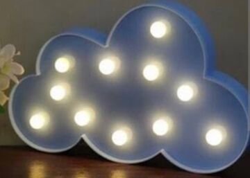 Led Işık Bulut Gece Lambası Dekoratif Led Aydınlatma
