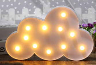 Led Işık Bulut Gece Lambası Dekoratif Led Aydınlatma