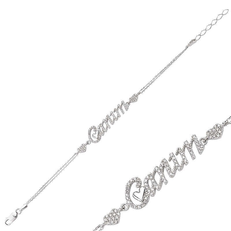 925 Ayar Gümüş Canım Yazılı Bileklik