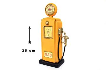 Dekoratif Metal Yakıt Pompası Hediyelik Biblo Kumbara