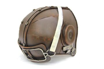 Dekoratif Metal Pilot Kaskı Biblo Dekoratif Hediyelik