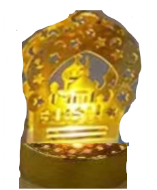 Ayaklı Led Işık Gold Renk Gün Işığı MZ6200-234