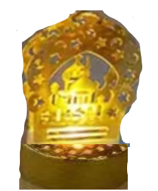 Ayaklı Led Işık Gold Renk Gün Işığı MZ6200-234