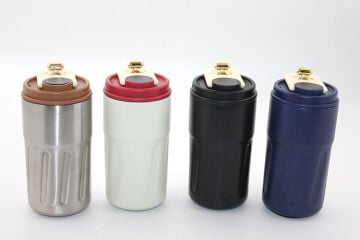 Askılı ve Derece Göstergeli Vakumlu Mug - 500 ml Modern Kahve Termosu