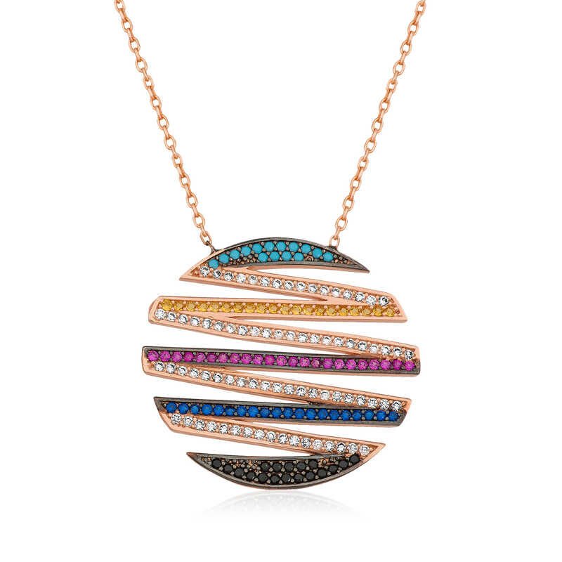 925 Ayar Gümüş Sonsuzluğa Giden Yol Kadın Gümüş Kolye